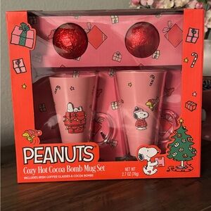 Peanuts Festive Red Hot Cocoa Mug Set
